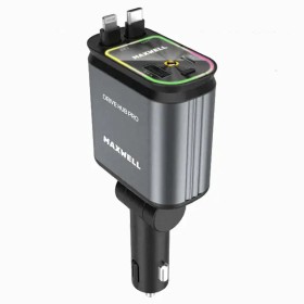 شارژر فندکی 120 وات مکسول مدل DRIVE HUB Pro | شارژ سریع PD و QC