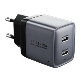 شارژر دیواری KF Senior AD-20 | 40 وات با دو پورت Type-C