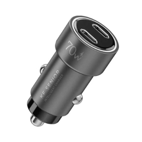 شارژر فندکی KF Senior CH-160 | دو پورت Type-C و توان 70 وات