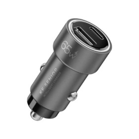 شارژر فندکی KF Senior CH-161 | دو پورت Type-C و USB-A با توان 65 وات