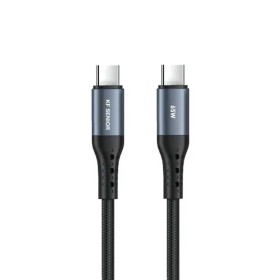 کابل دو سر تایپ سی KF Senior S89-C.C  توان ۶5 وات طول ۱.۲ متر 🔌