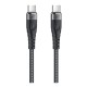 کابل شارژ دو سر تایپ سی کی اف سنیور مدل S10 | شارژ سریع 65 وات PD & QC4.0🔌