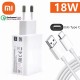 شارژر اصلی 18 وات Xiaomi Mi CC9e با کابل Type-C اصلی