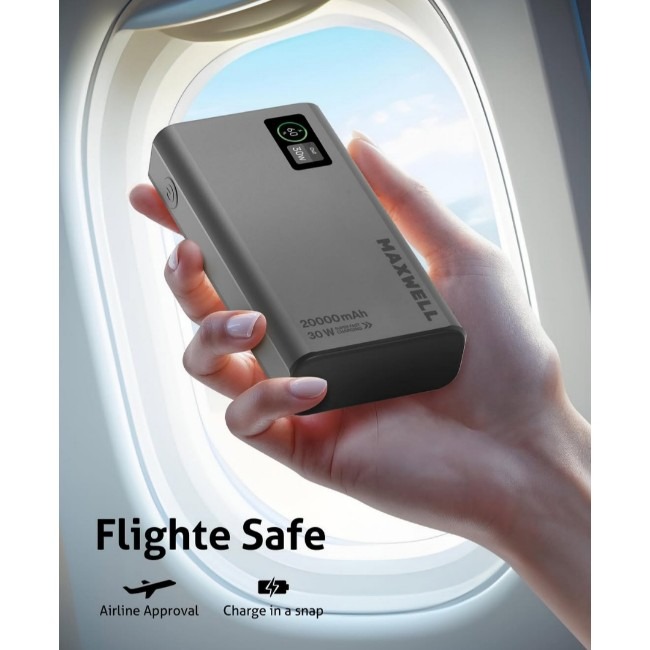 Maxwell Energix 30W 20000mAh Power Bank